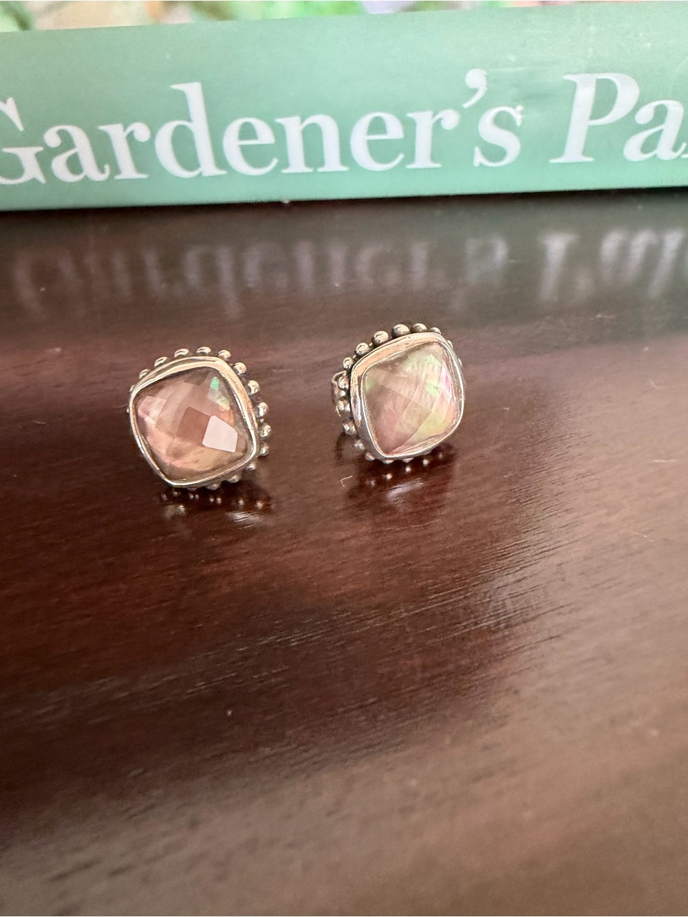 Lagos Caviar Smokey Topaz Sterling Silver Stud Earrings